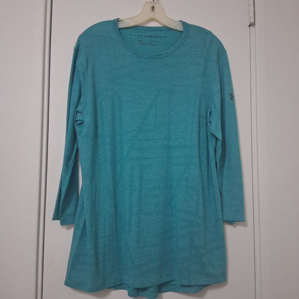 Under Armour Threadborne Fitted Heatgear 3/4 sleeve